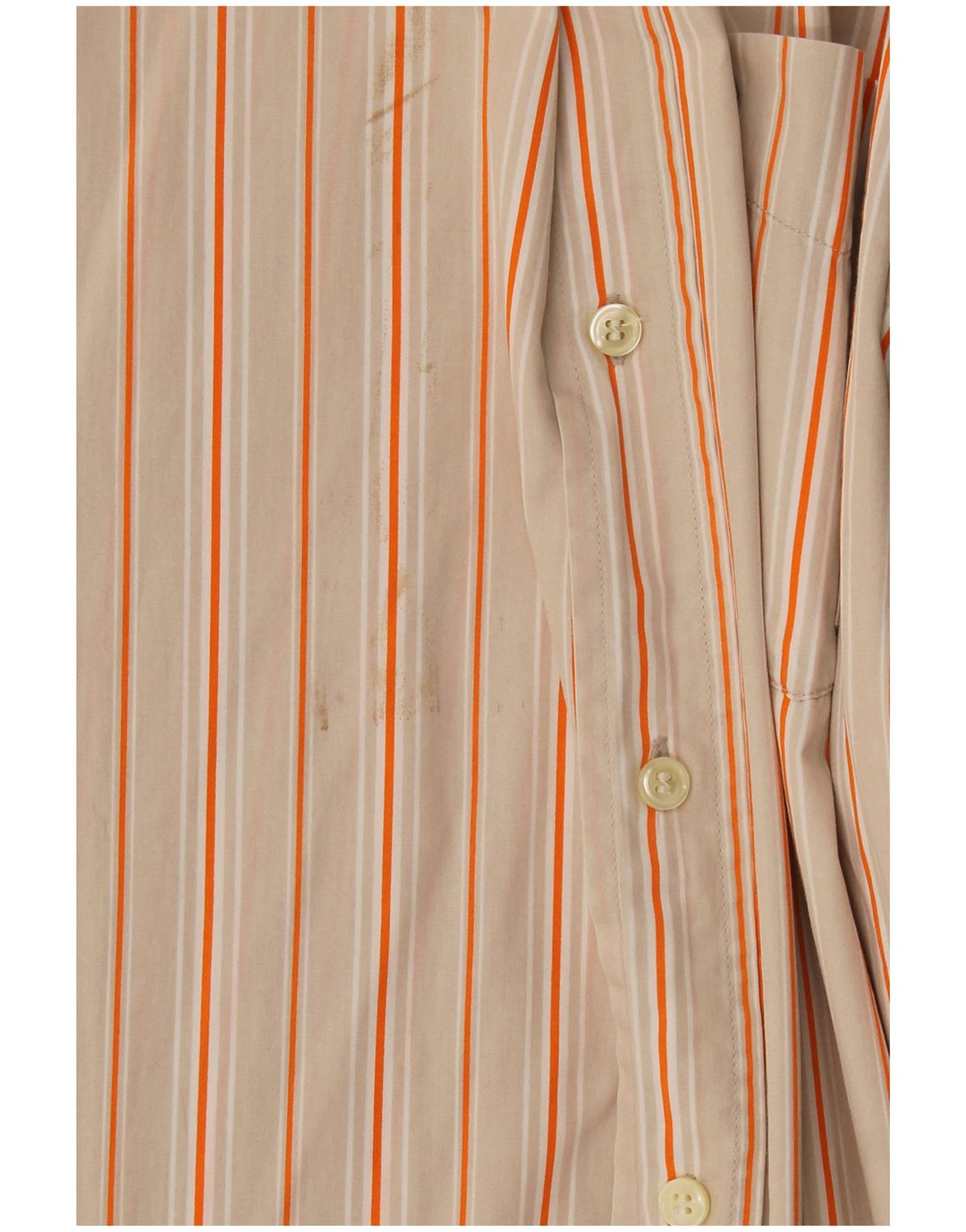 Murphy & Nye Herreskjorte Medium Beige Nålestribet bomuld