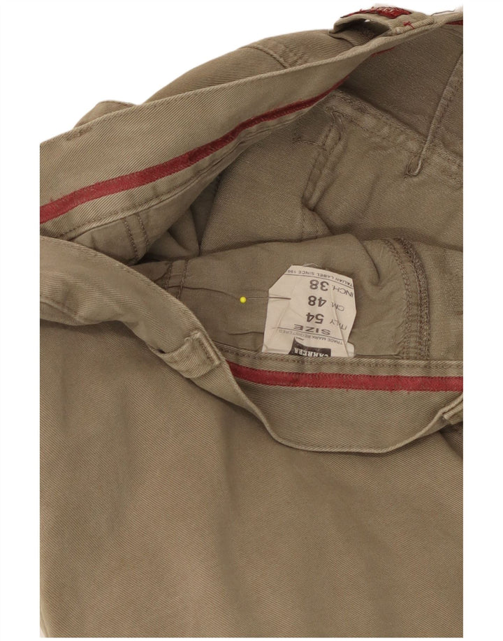Carrera Straight Cargo Bukser til mænd W38 L33 Khaki Bomuld