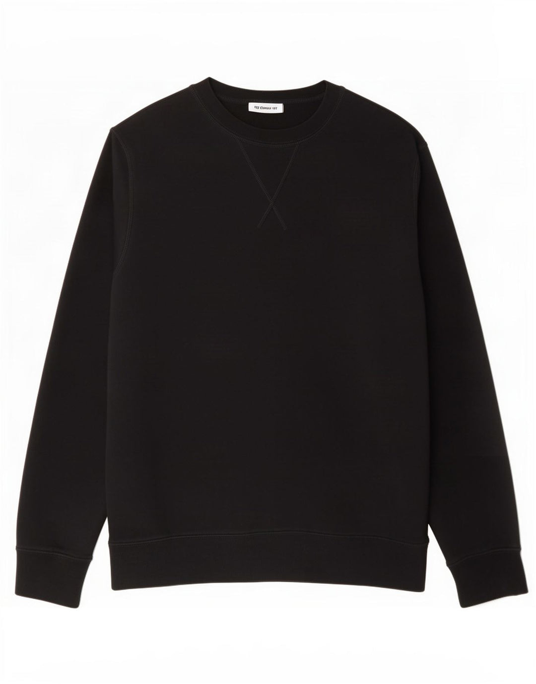 Marks & Spencer Herre Regular Fit Sweatshirt Jumper Medium Sort Bomuld