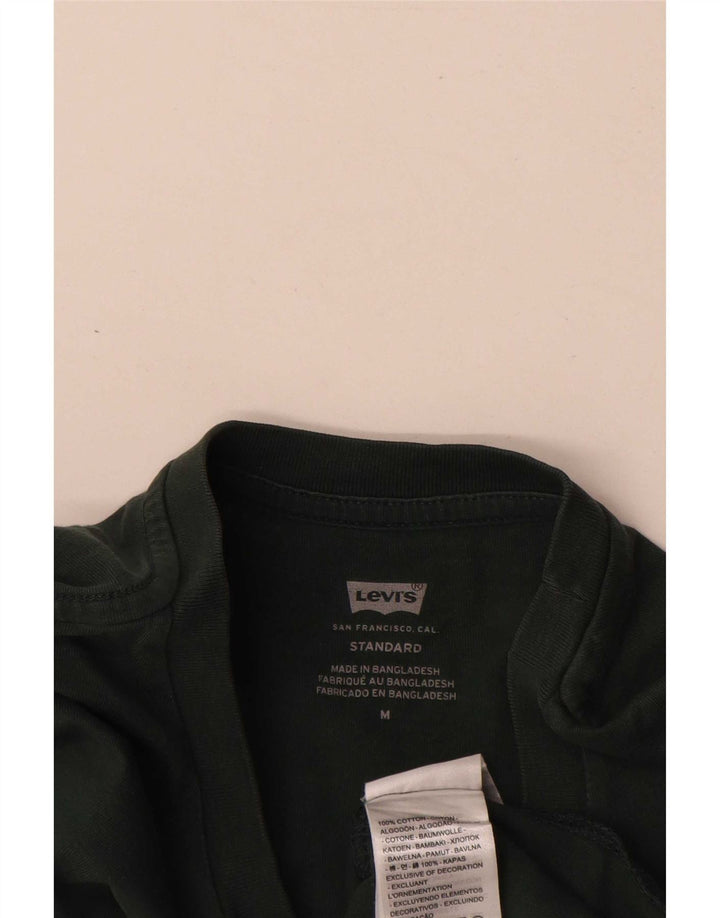 Levi's Herre Standard T-Shirt Top Medium Grøn Bomuld