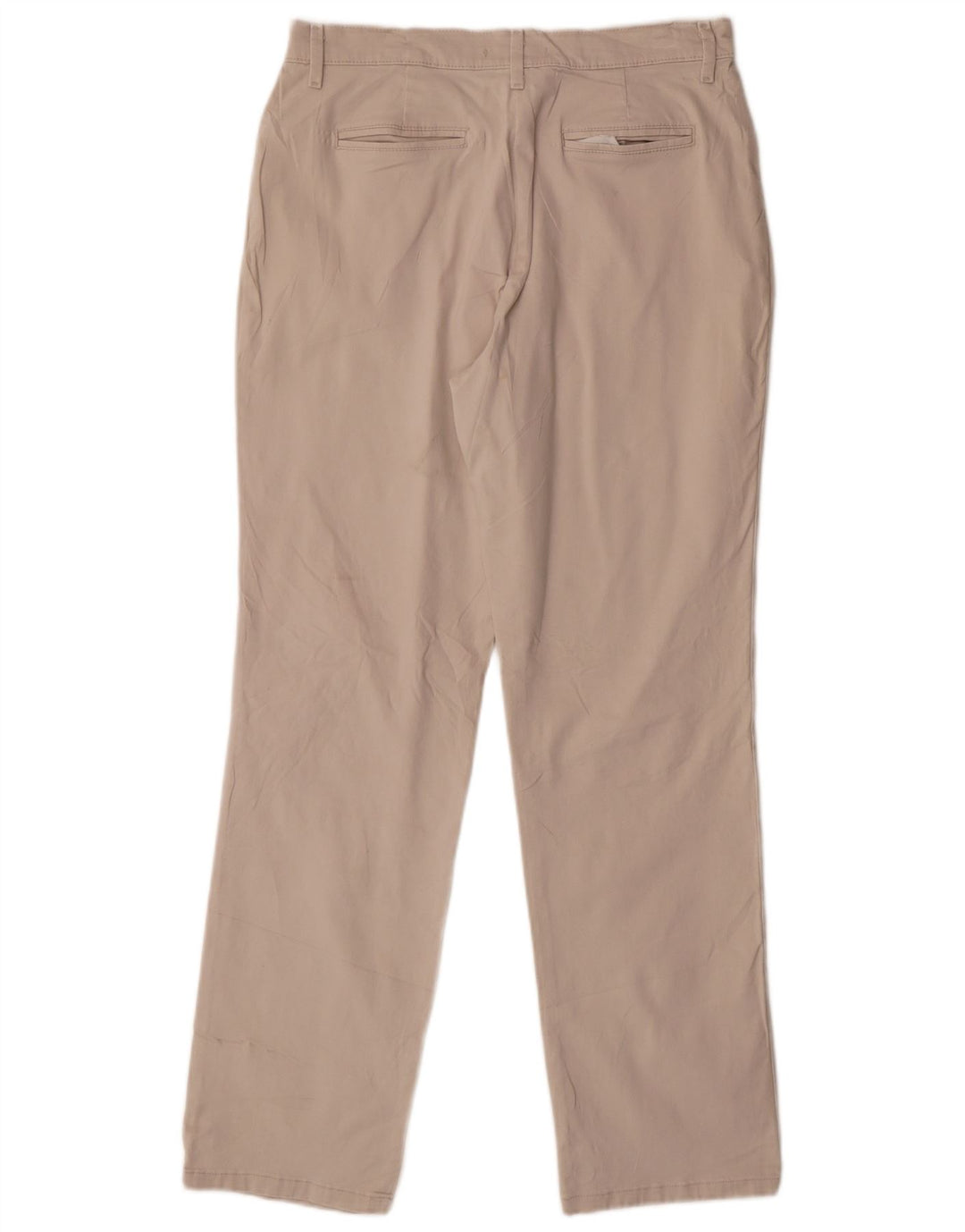 Lee afslappet pasform afslappet bukser til kvinder US 8 Medium W30 L30 Beige bomuld