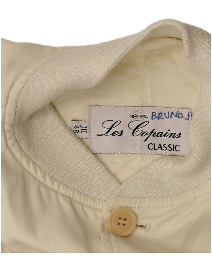 Les Copains Bomberjakke til mænd IT 48 Medium Off White