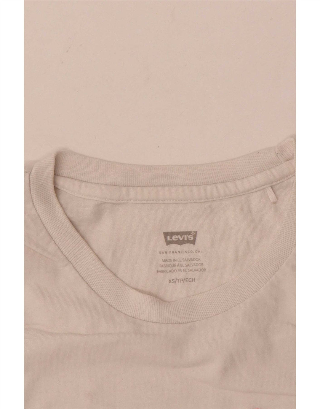Levi's Grafisk T-shirt top til kvinder DK 6 XS Hvid