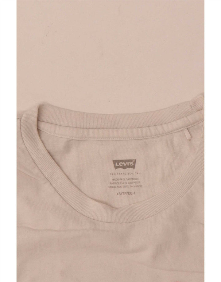 Levi's Grafisk T-shirt top til kvinder DK 6 XS Hvid
