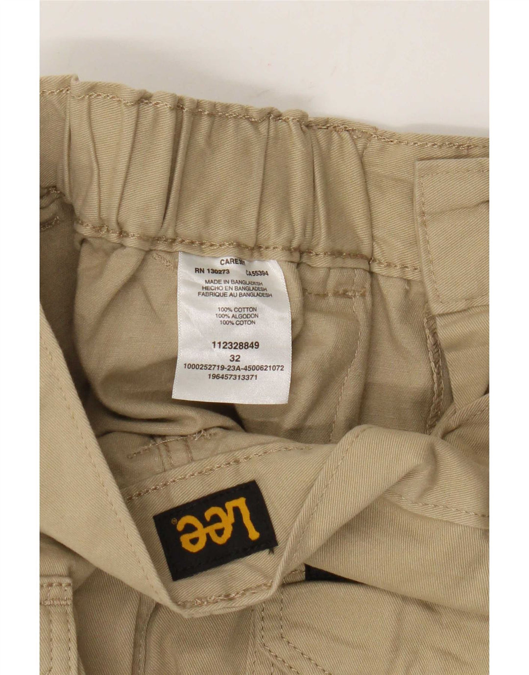 Lee Herre Cargo Shorts W32 Medium Beige Bomuld