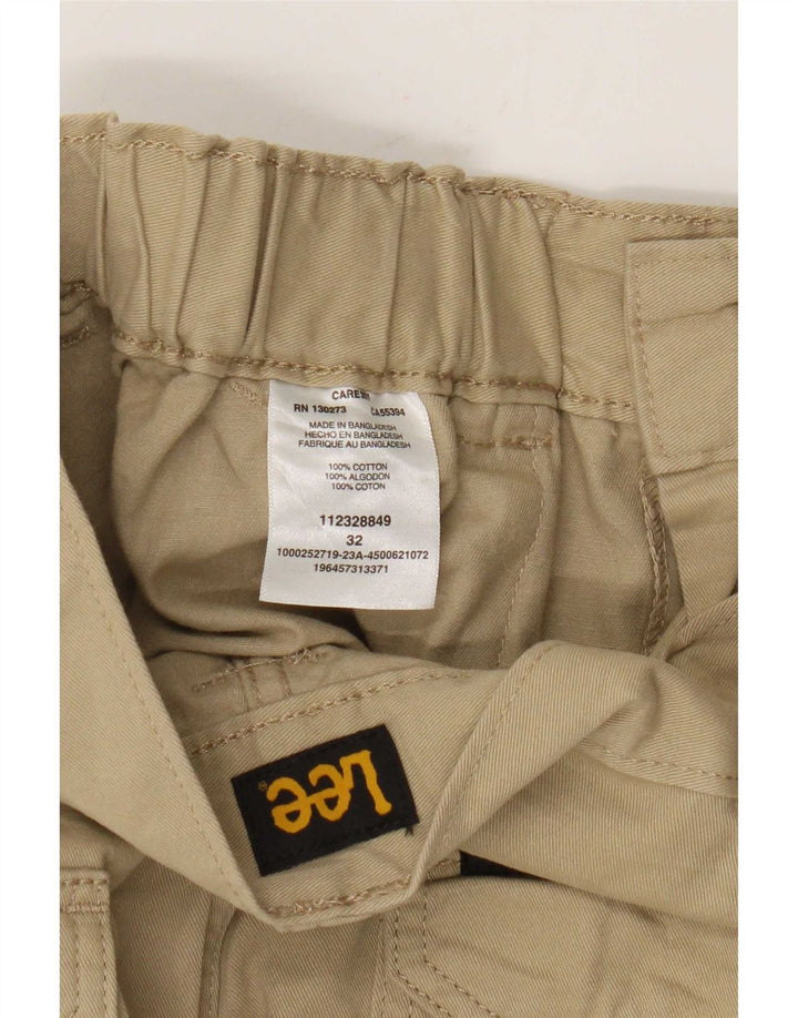 Lee Herre Cargo Shorts W32 Medium Beige Bomuld