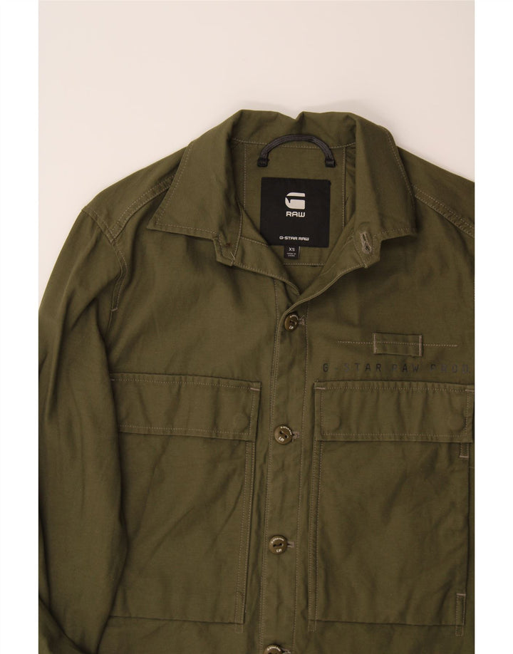 G-STAR Mens Utility Jacket UK 34 XS Khaki Cotton Vintage G-Star and Second-Hand G-Star from Messina Hembry 