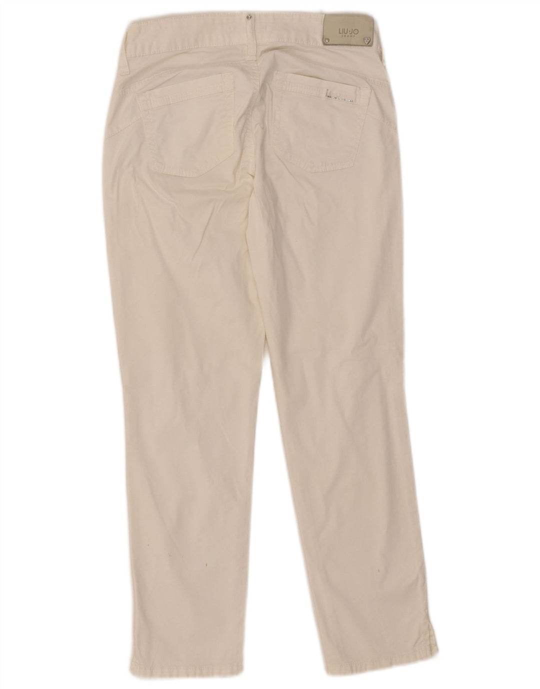 Liu Jo Dame Slim Jeans W28 L26 Hvid Bomuld