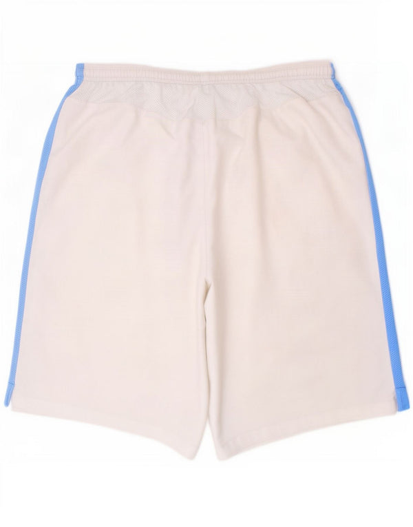 Nike drenge Dri Fit grafiske sportsshorts 13-14 år XL Hvid Colourblock