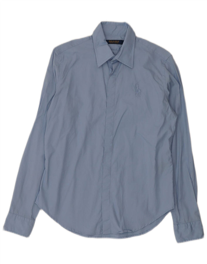 Polo Ralph Lauren Dame Golf Shirt US 8 Medium Blue Cotton