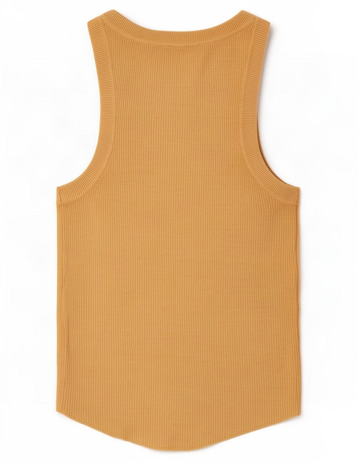 Zara Damevest Top UK 12 Medium Brun Viscose