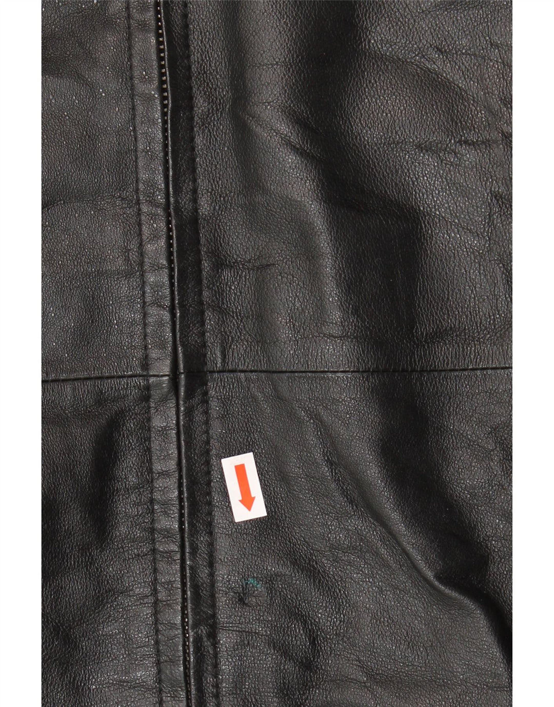 CANDA Oversized læderjakke med hætte til kvinder UK 18 XL sort læder
