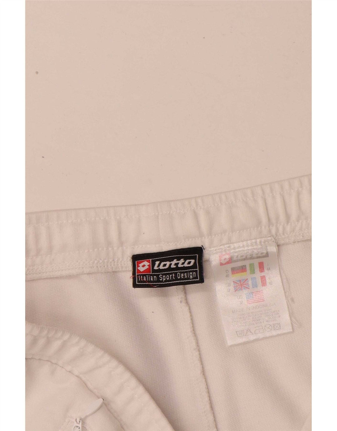 Lotto Dame Sports Shorts UK 12 Medium White Bomuld