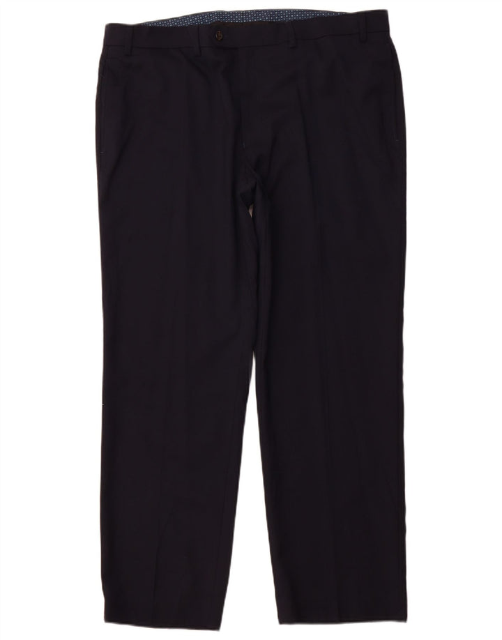 POLO RALPH LAUREN Lige jakkesæt til mænd W38 L30 Marineblå polyester