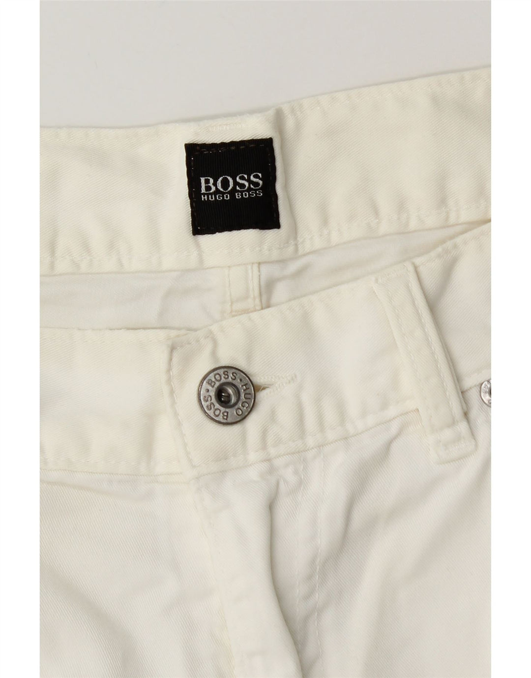 Hugo Boss Straight Jeans til mænd W36 L35 Hvid