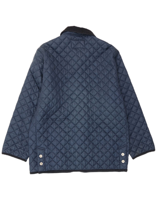 Armata Di Mare Herre Quiltet jakke IT 50 Large Navy Blue Colourblock