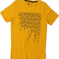 JACK & JONES Mens Graphic T-Shirt Top Small Yellow Cotton Vintage Jack & Jones and Second-Hand Jack & Jones from Messina Hembry 