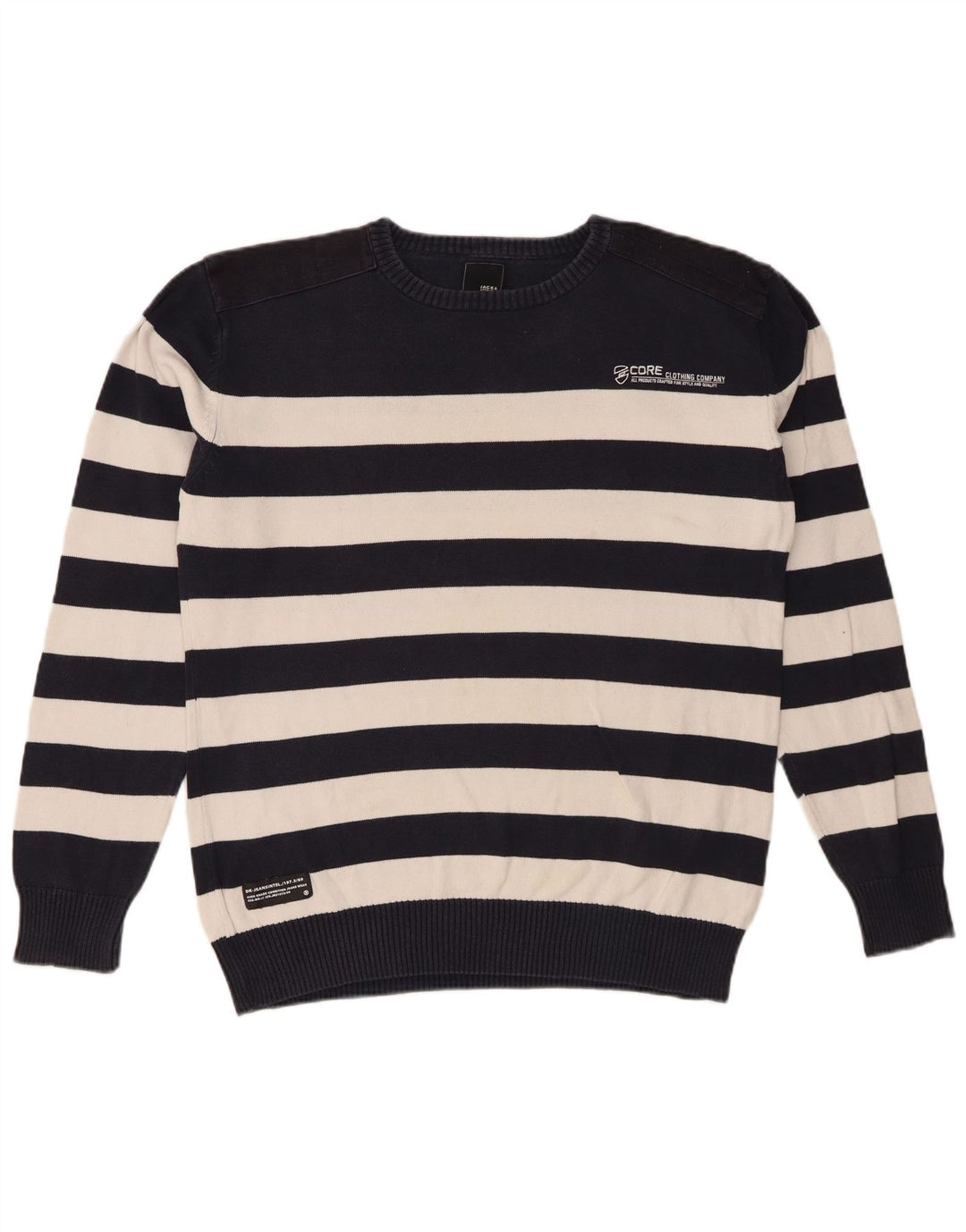 JACK & JONES drenge sweater med rund hals 15-16 år XL marineblå