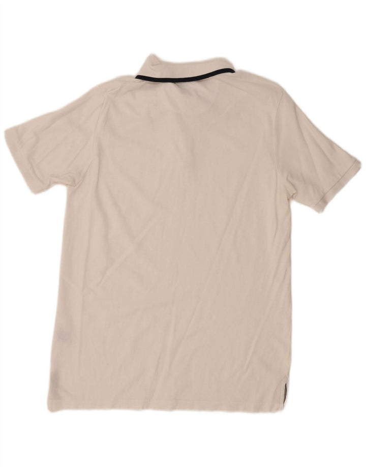 Dacks herre poloshirt stor hvid bomuld
