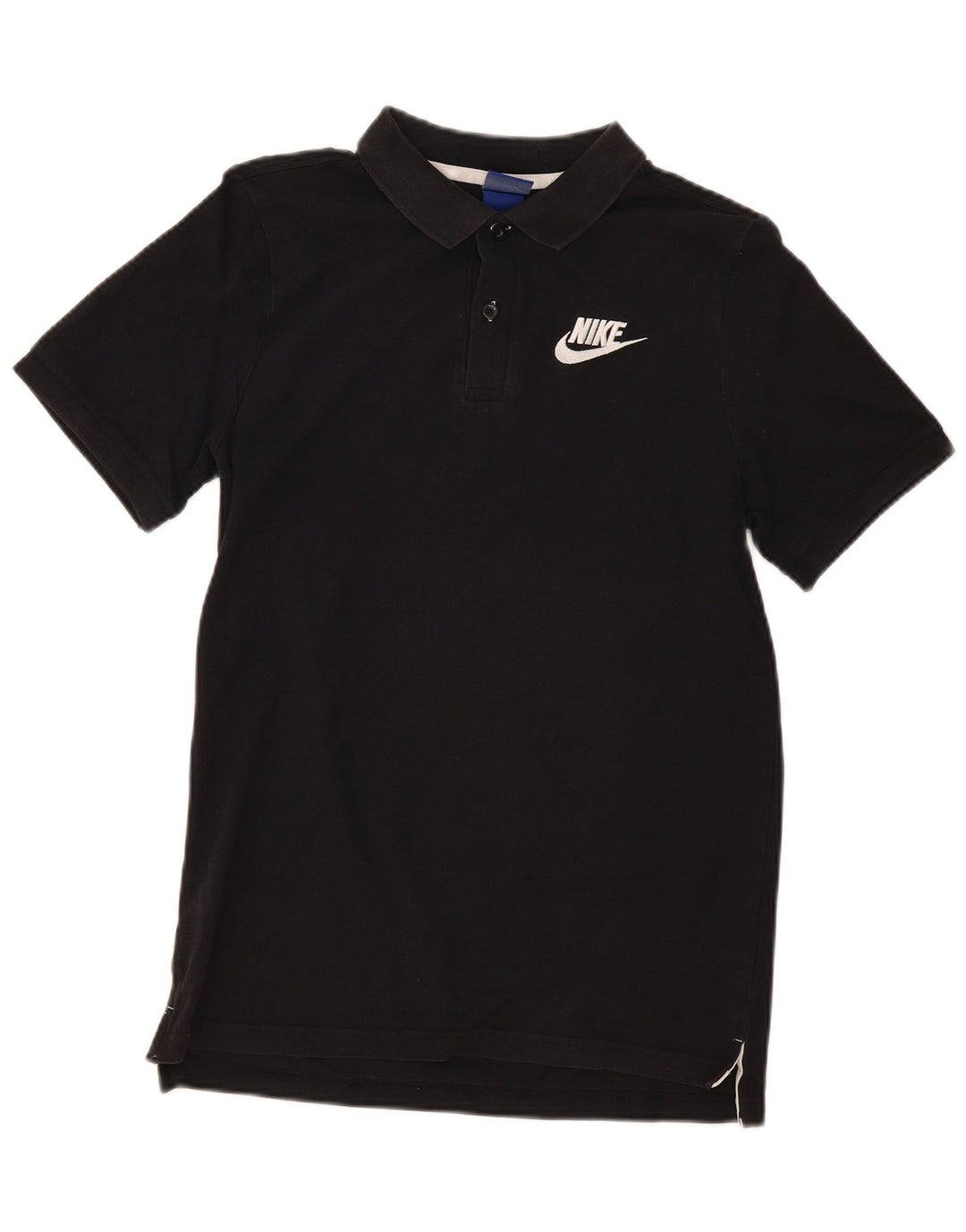 Nike poloshirt til mænd, lille sort bomuld