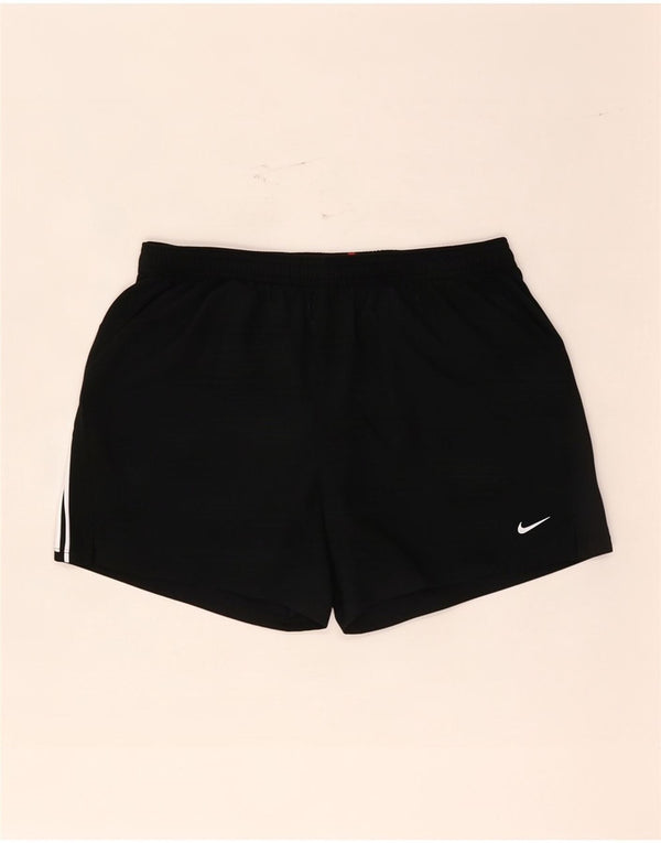 Nike Dame Dri Fit sportsshorts UK 8 Small Black Polyester