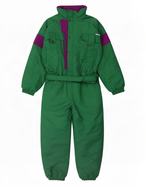 Eliana Herre Ski Jumpsuit IT 50 Large Green Colourblock Polyester