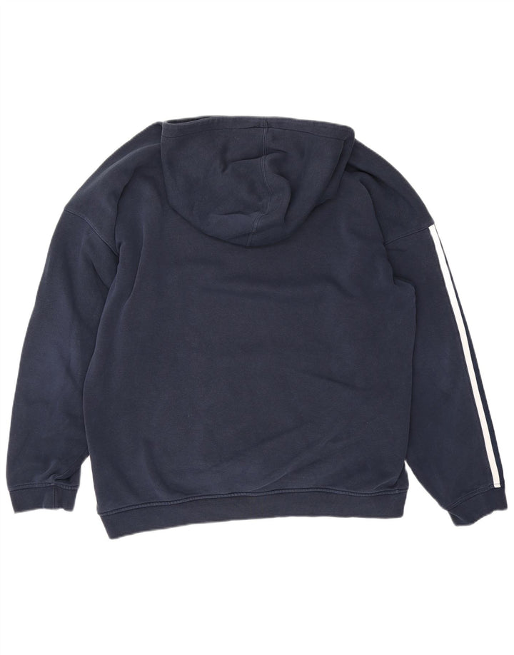 Adidas Grafisk hættetrøje til mænd mellem marineblå