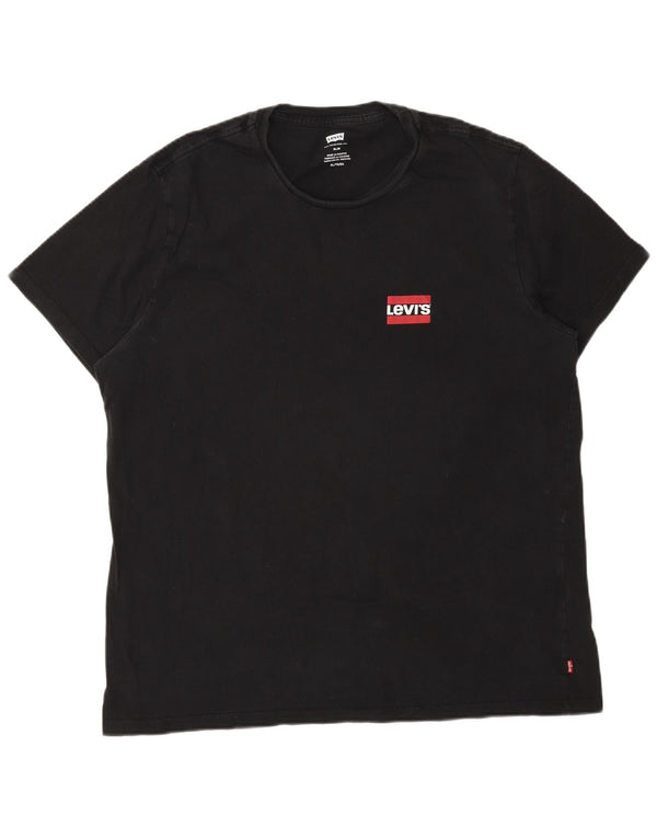 Levi's Mens Slim T-Shirt Top XL Black