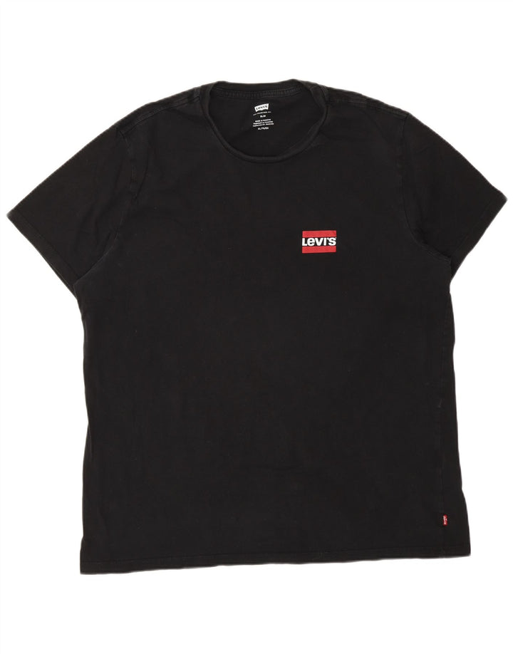 Levi's Herre Slim T-Shirt Top XL Sort