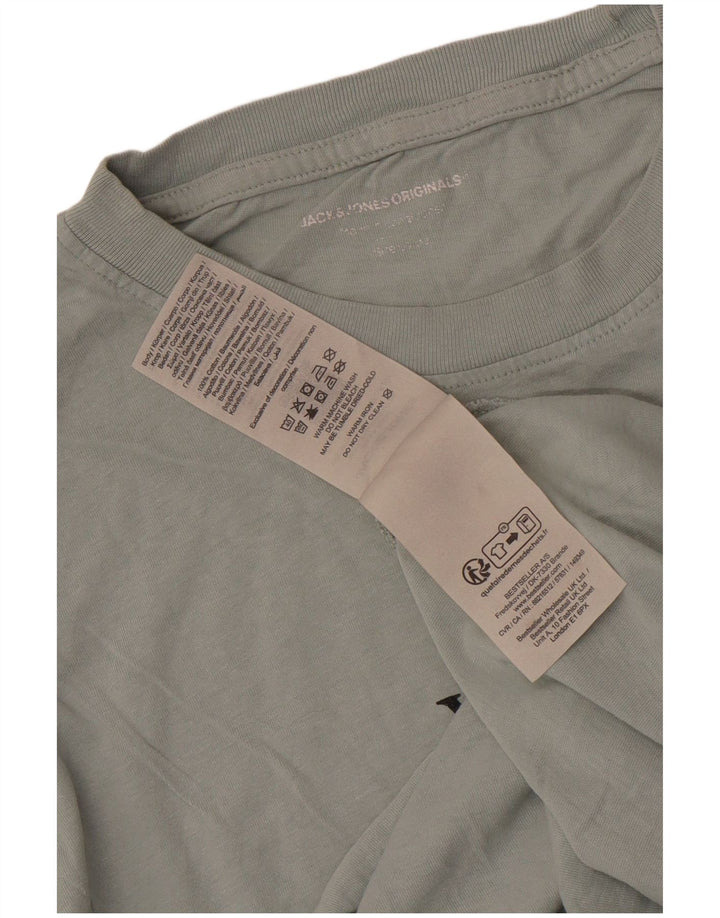 Jack & Jones Herre grafisk T-shirt Top mellemgrøn bomuld