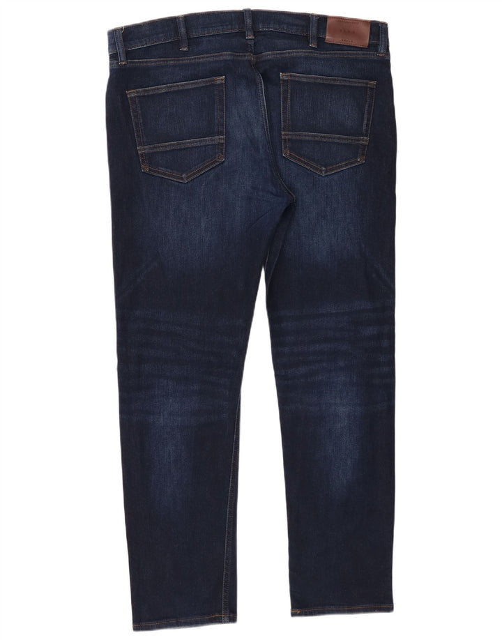 Marks & Spencer Herre Slim Jeans W38 L31 Marineblå Bomuld