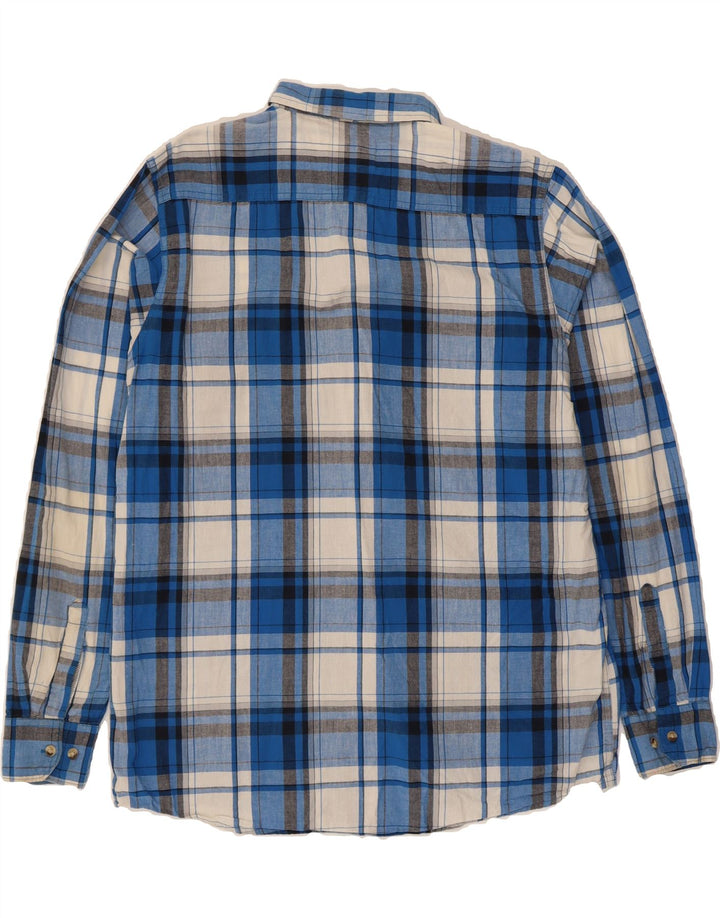 WRANGLER Mens Shirt Large Blue Check Cotton Vintage Wrangler and Second-Hand Wrangler from Messina Hembry 