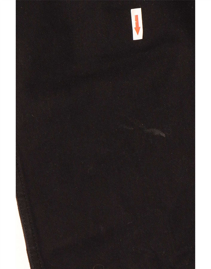 Wrangler Straight Jeans til mænd W34 L34 Sort bomuld