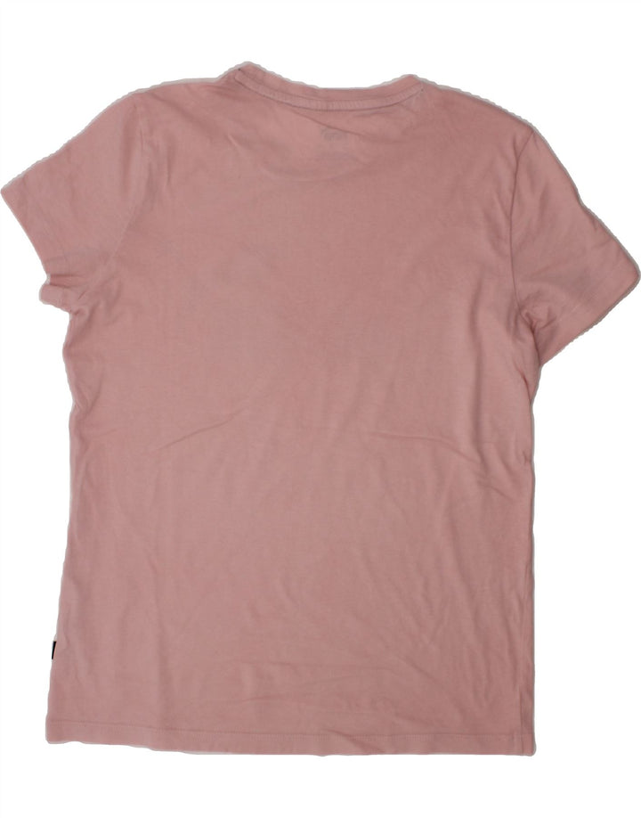 PUMA Womens Graphic T-Shirt Top UK 10 Small Pink Vintage Puma and Second-Hand Puma from Messina Hembry 