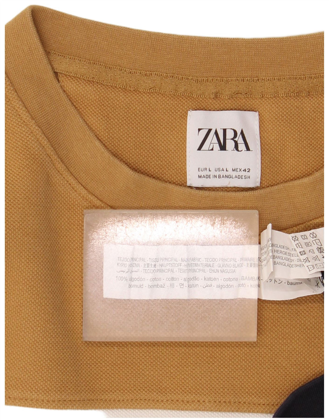 Zara Sweatshirt til mænd Stor flerfarvet Colourblock Bomuld