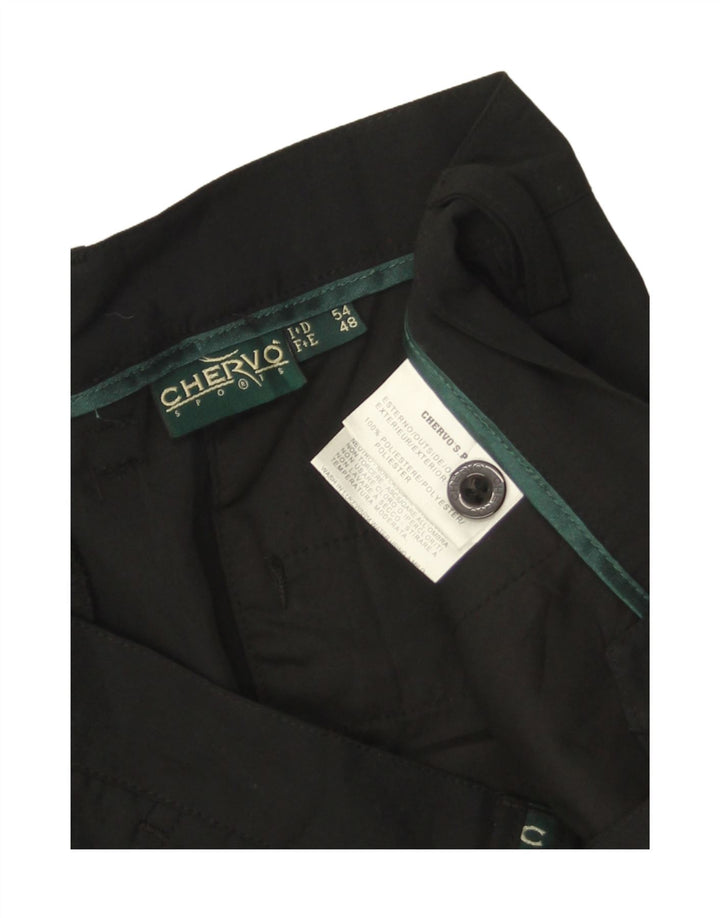CHERVO Herre Pegged Chino Bukser IT 54 2XL W36 L32 Sort Polyester