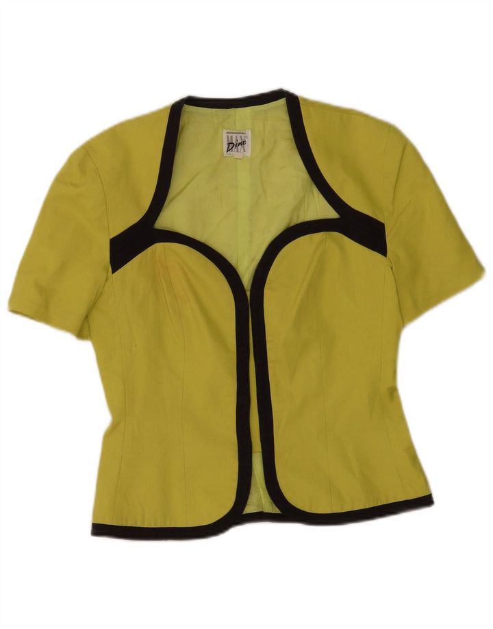 Max Dine Kortærmet Crop Top til kvinder IT 44 Medium Gul