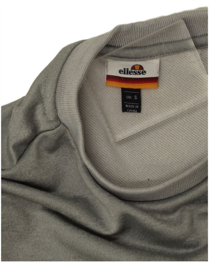 Ellesse Herre Grafisk Sweatshirt Jumper Lille Grå Colourblock Polyester