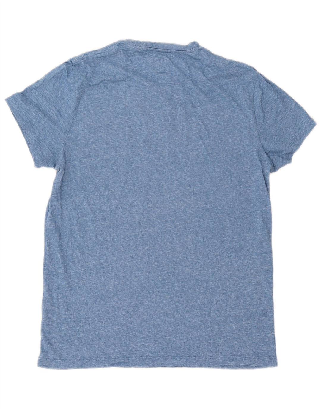 Jack Wills Herre T-shirt Top Medium Blue Flecked Bomuld