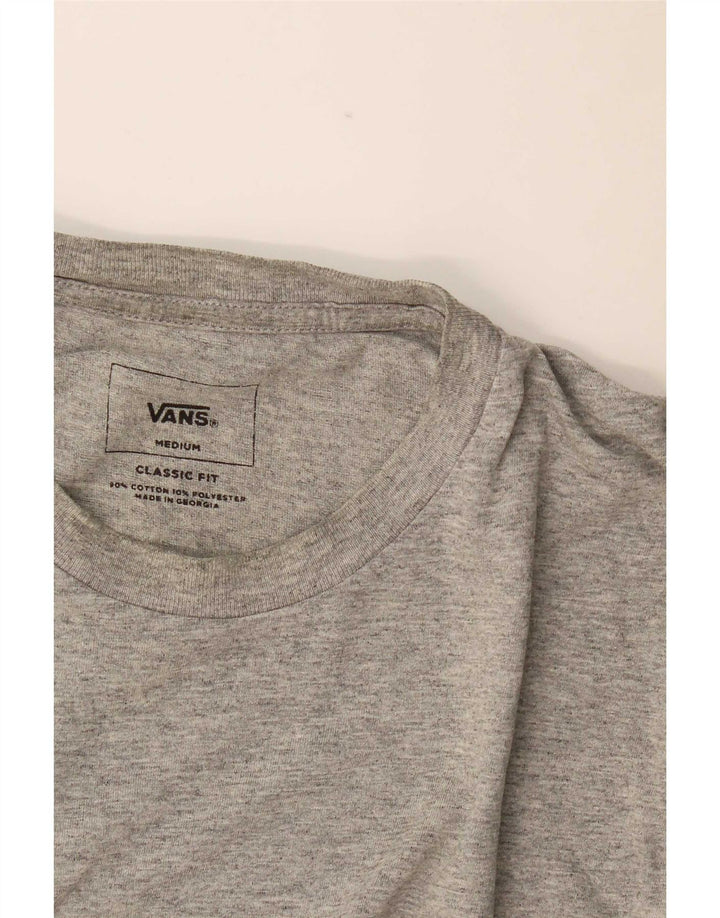 Vans Herre Classic Fit T-Shirt Top Medium Grey Bomuld