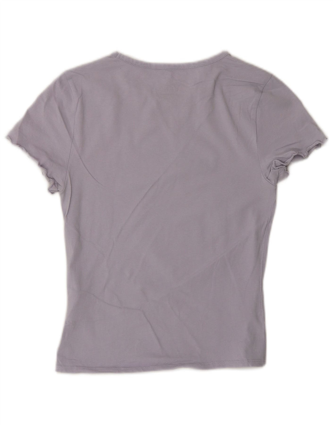 Vans Dame T-Shirt Top UK 10 Lille Lilla Bomuld