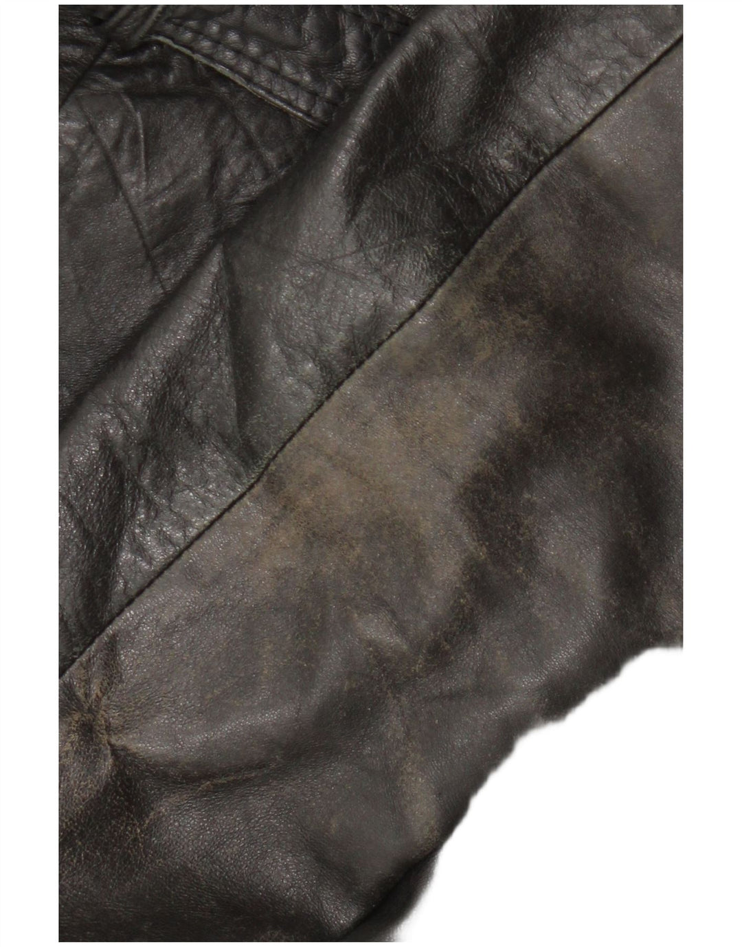 Vintage dame læderjakke IT 50 XL sort læder