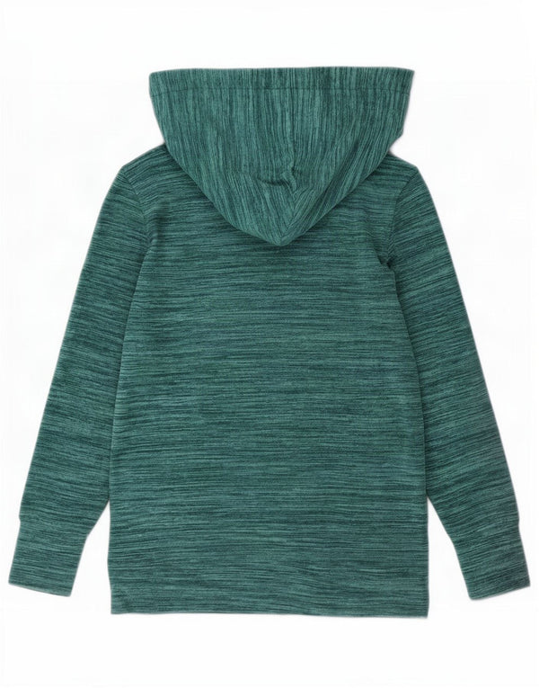 Kangaroos Womens Hoodie Jumper UK 14/16 Large Green Flecked Polyester