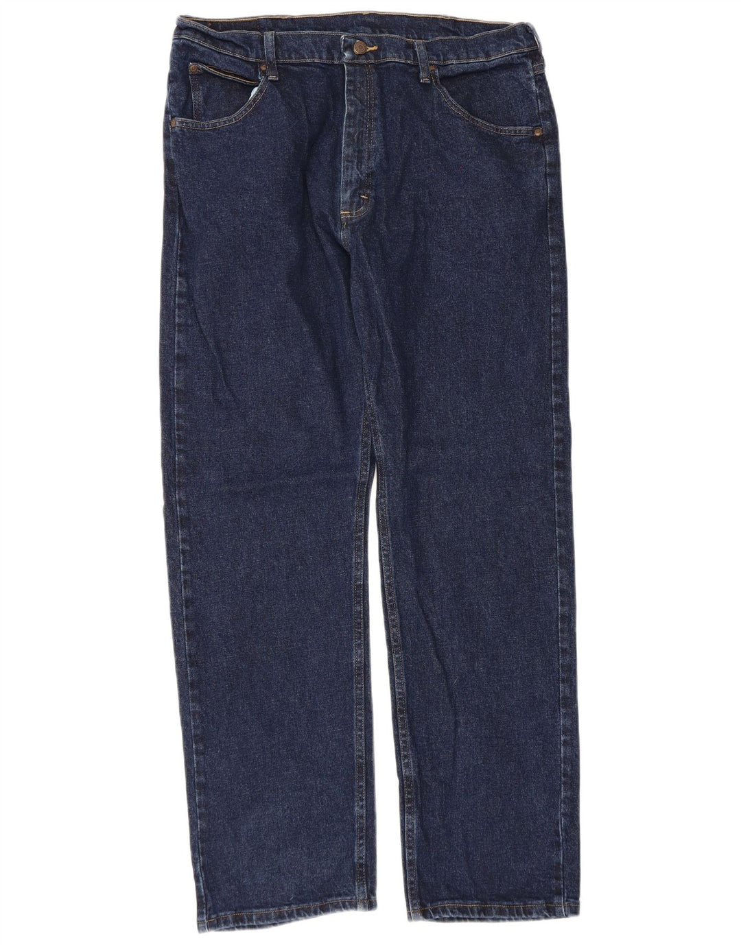 Wrangler Straight Jeans til mænd W36 L32 Marineblå Bomuld