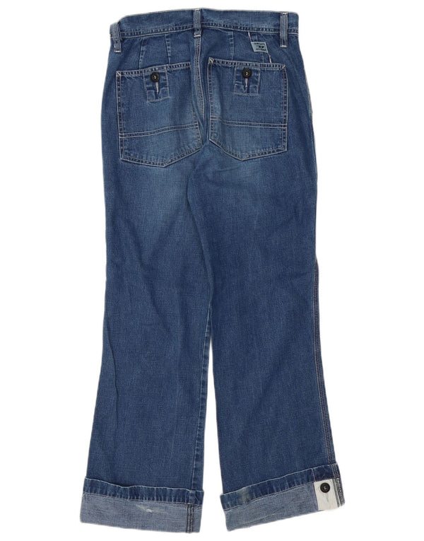 DIESEL Dame Bootcut Jeans W26 L27 Blå Bomuld