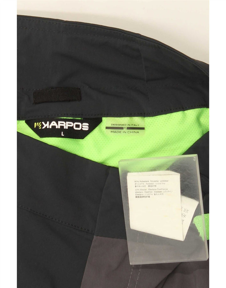 Karpos Herre grafiske vandreshorts Large W34 Grå Colourblock Polyester