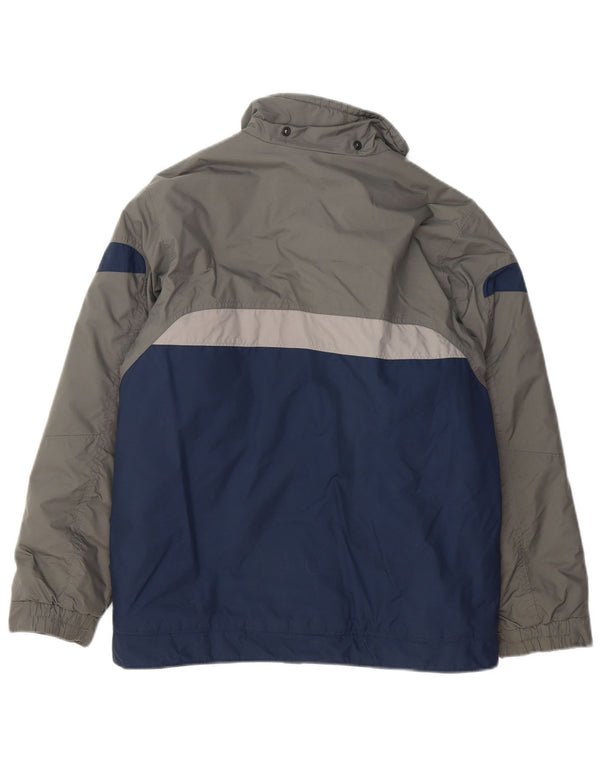 Columbia Boys Windbreaker Jacket 14-15 år Navy Blue Colourblock Nylon