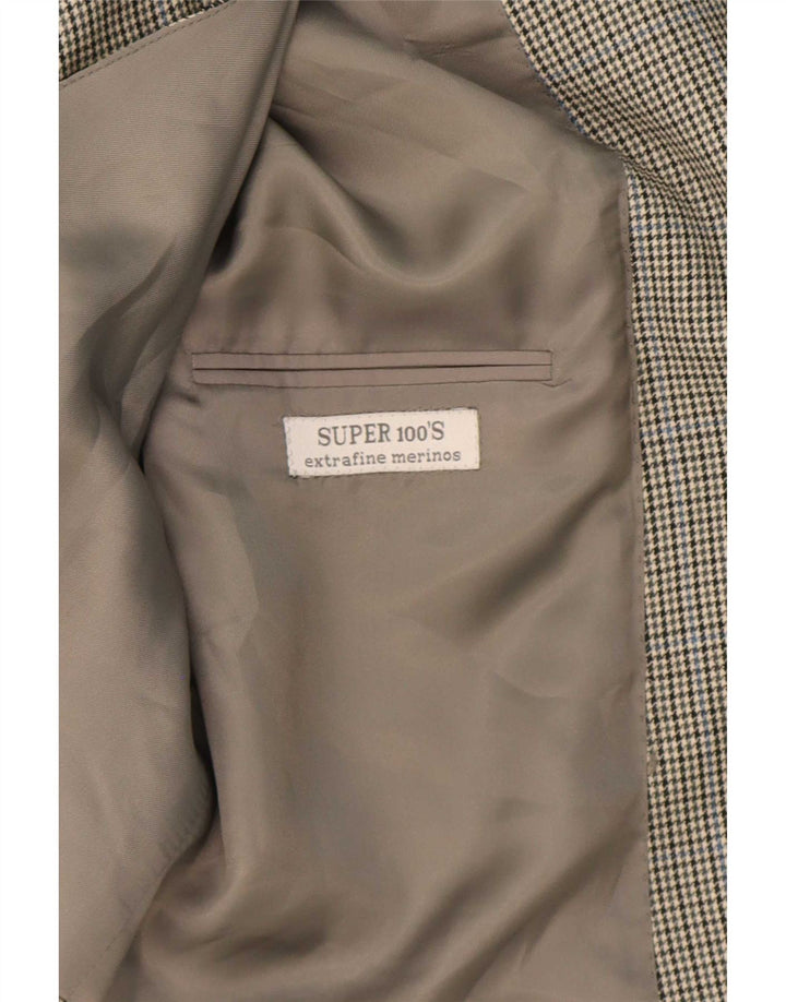 Corneliani Herre 2-knaps blazerjakke IT 54 2XL Grå Houndstooth