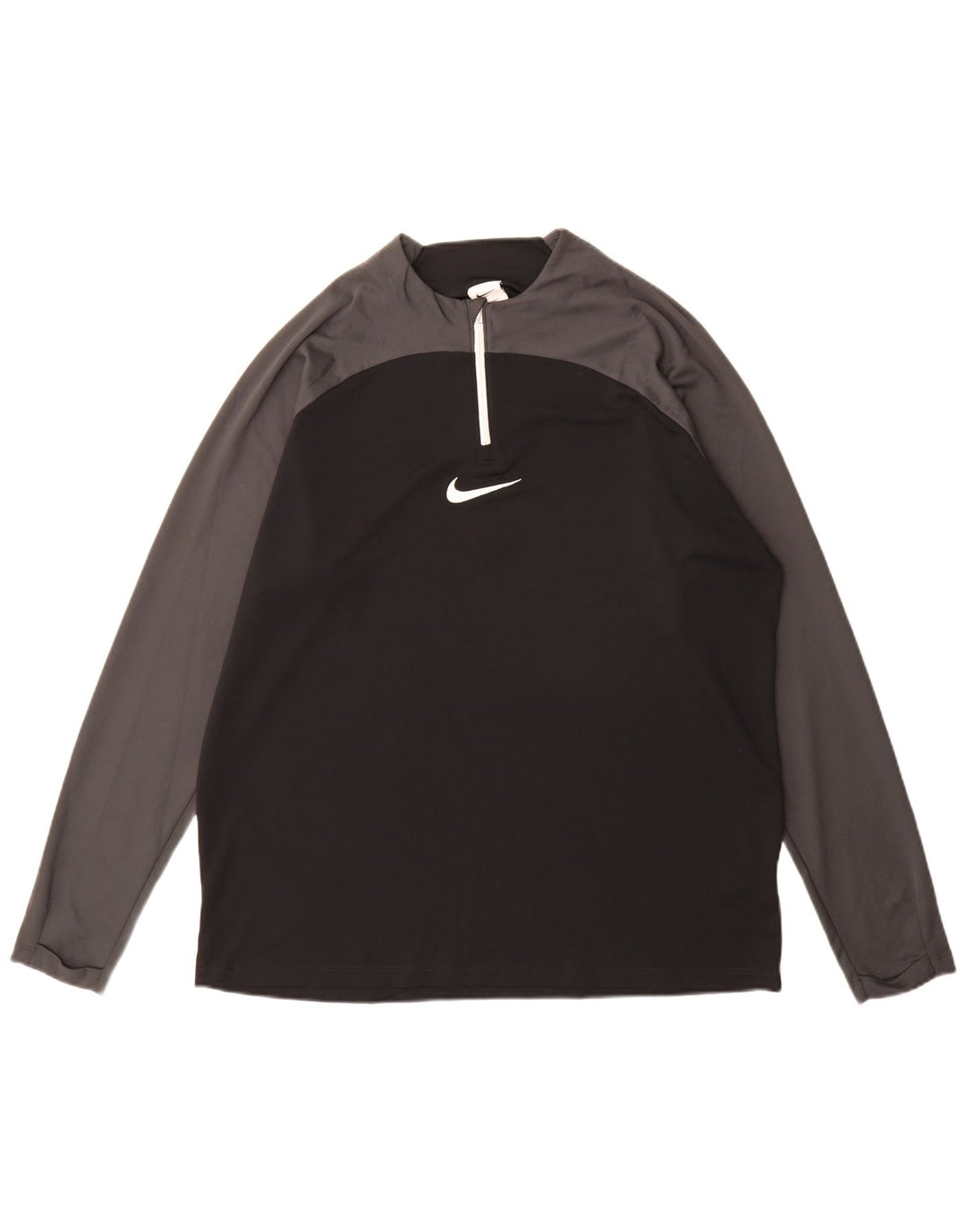 Nike Herre Dri Fit Top Langærmet XL Sort Colourblock