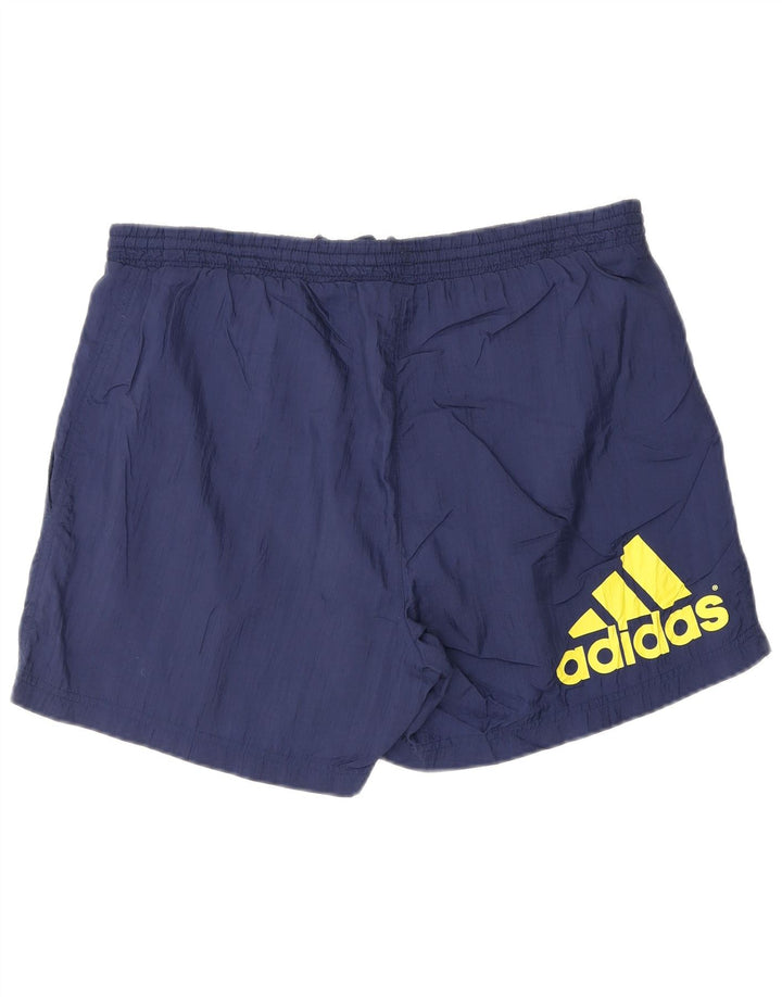 ADIDAS Grafiske badeshorts til mænd Små marineblå polyamid